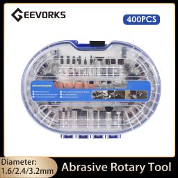 400 pçs acessórios moedor elétrico kit lixadeira esmerilhadeira conjunto de ferramentas rotativas moagem polimento kits ferramentas para trabalhar madeira e acessórios para dremel ferramentas manuais - Image 1