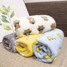 Cobertor de flanela macia, Quente e confortável, Lençol Pet, Esteira dos desenhos animados, Gato bonito e cachorro dormindo cobertor, Pet Shop, Inverno - Image 2