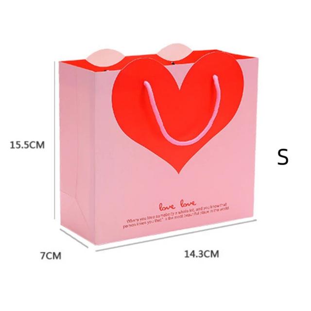Sacos de Papel de Presente para o Dia dos Namorados: Embalagem Criativa para Doces, Compras, Casamentos e Aniversários