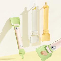 Colheres fofas e convenientes para tratamento de gatos: alimentador fácil de espremer, com uma mão, suprimentos para gatos para alimentação de guloseimas e suplementos úmidos - Image 1