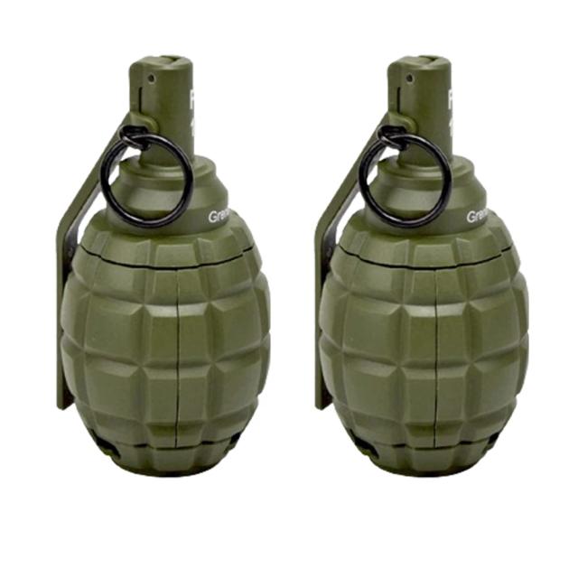 Granada de Mão Tática F1Dummy: Brinquedo Divertido com Mola de Impacto para Jogos de Batalha, Airsoft e Paintball