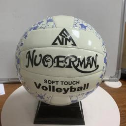 Voleibol Reflexivo Noturno, Costurado à Máquina, Resistente ao Desgaste, À Prova de Explosão, Bola de Treino Interior e Exterior, PU, Costurado à Máquina, Tamanho 5 - Image 1