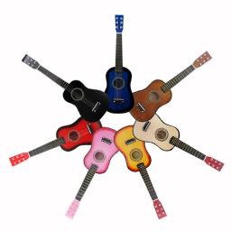 Guitarra de madeira sólida portátil para crianças, iniciantes acústicos, instrumentos musicais, venda quente, multi cores, 23 Polegada, 6 cordas - Image 6