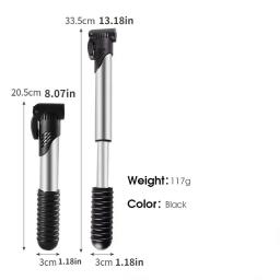 Mini bomba de ar portátil para bicicleta, pneu inflator, válvula presta schrader, mtb, acessórios de bicicleta estrada, 1pc - Image 2