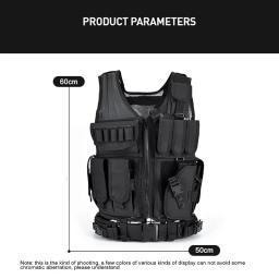 SWAT respirável Tactical Vest, Armadura de Combate Militar, Coletes Do Exército, Airsoft Jacket, Fato De Treino, Segurança, Caça, Ao Ar Livre, CS Jogo - Image 2