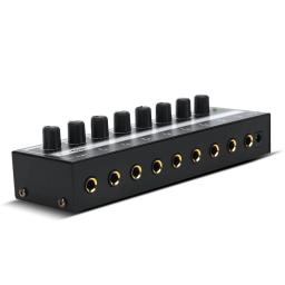 8 canais áudio auscultadores amplificador ha800, amp estéreo, microfone, para música, gravação, amplificador de som ultra compacto - Image 5