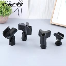 Clipe Primavera Universal para microfone, suporte flexível Mic, braçadeira Acessório, Black Mount Stand, plástico Mic Clamp, 1PC - Image 3