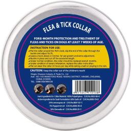 Coleira antipulgas ajustável para animais de estimação, carrapatos, mosquitos, ao ar livre, proteção de longo prazo, filhotes, gatos, cães, 8 meses, novos acessórios - Image 3