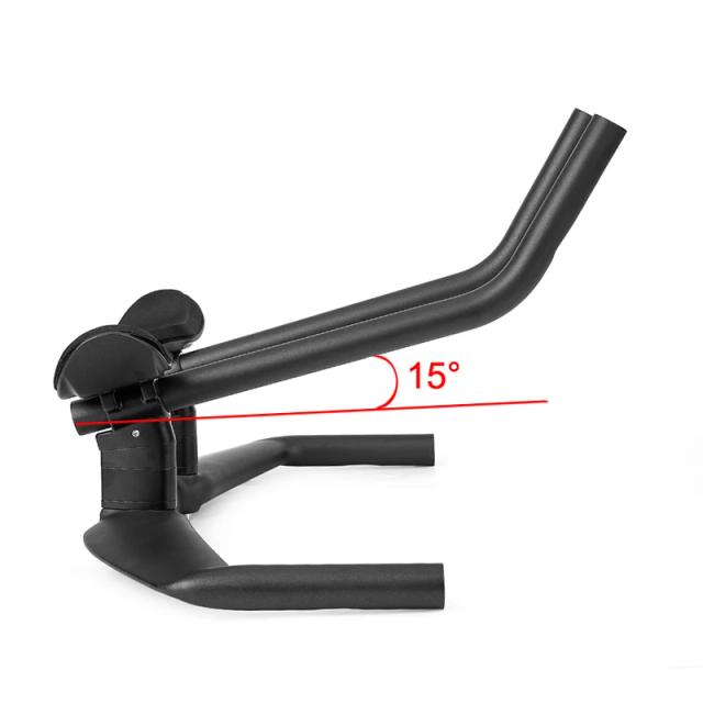 Guidão Aero Fibra de Carbono HB095 para Triathlon e TT - 400/420/440mm
