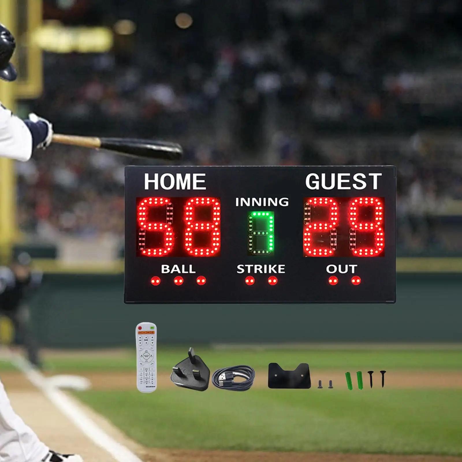 Placar Digital para a prática ao ar livre, Suprimentos De Beisebol Leve, Jogadores Remotos, Treinamento De Competição De Cerca - Image 1