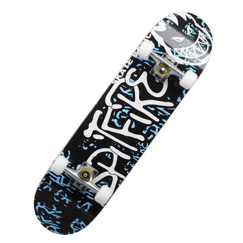 Skate Longboard completo para meninos e meninas, pé duplo, padrão, adolescentes, iniciantes, 31 Polegada - Image 1
