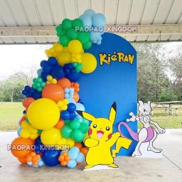 Pokémon Pikachu Balão para Crianças, Squirtle e Bulbasaur, Balão de Bolso, Decorações para Festas de Aniversário - Image 1