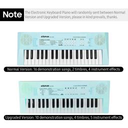 Piano eletrônico com mini teclado, instrumento musical eletrônico para crianças, 37 teclas - Image 4