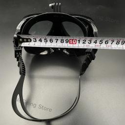 Conjunto de snorkel com montagem Gopro para homens e mulheres, máscaras de mergulho, óculos anti-nevoeiro, lente espelho, equipamento de natação - Image 2