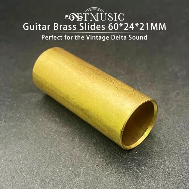 Slides de Guitarra em Latão - Knuckle Slide Média 60x24x21 para Peças de Guitarra