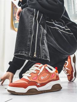 Sapatos de skate baixos para homens, tênis esportivos casuais, sapatos de plataforma, cesta de moda designer - Image 6