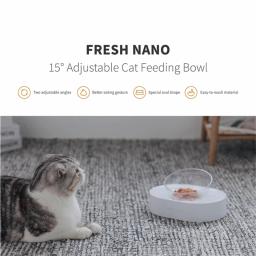 Petkit 15 ângulos ajustável tigela do gato do animal de estimação tamanho pequeno animais de estimação alimentador do gato comida para cães tigela produtos para animais de estimação acessórios - Image 5