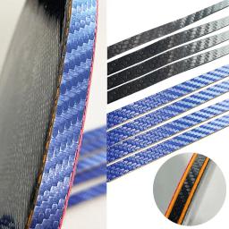 Fita auto-adesiva de raquete de tênis de mesa, fibra de carbono super dura, Ping Pong Bat, fita lateral protetora, PU espessado - Image 4