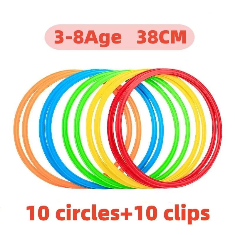 Conjunto de Treliça de Salto para Crianças - 10 Aros e Conectores