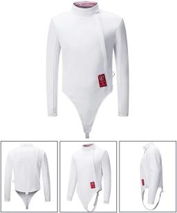 Uniforme de esgrima masculino, Clássico Masculino Fato de proteção de treinamento de esgrima, Folha Epee Sabre, Calças, Jaqueta, Colete, Novo - Image 5