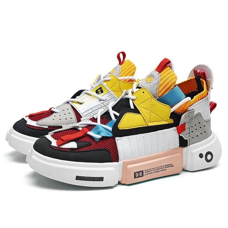 Xiaomi youpin homens sapatos casuais das mulheres tênis nova moda leve corrida ao ar livre esportes respirável sapatos de fundo grosso casais - Image 1