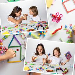 Arte e Artesanato Suprimentos para Crianças, Tudo em Um, Artesanato DIY Escola, Jardim de Infância, Homeschool Suprimentos, Conjunto de Artes Brinquedos para Crianças - Image 4