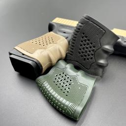 Coldre de borracha para pistola tática, luva antiderrapante para glock 17 19 20 21 22 23 31 32, acessórios para revista de caça tática - Image 6