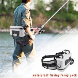 Saco de cintura de pesca ao ar livre grande capacidade saco de estrada multifuncional à prova dwaterproof água saco de artes de pesca portátil leve saco de pesca - Image 4