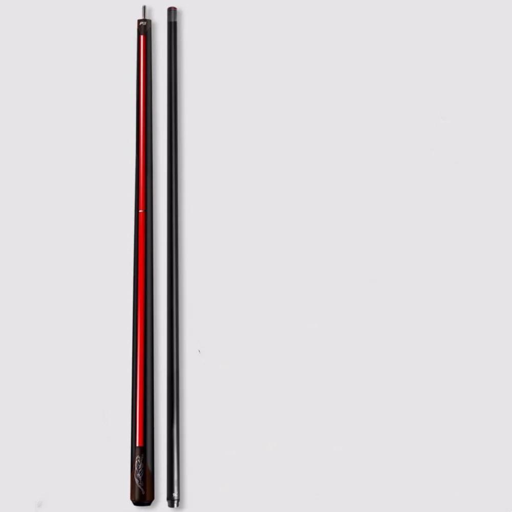 Bastão de bilhar, vermelho clássico P3, tecnologia preta, 58" - Image 1