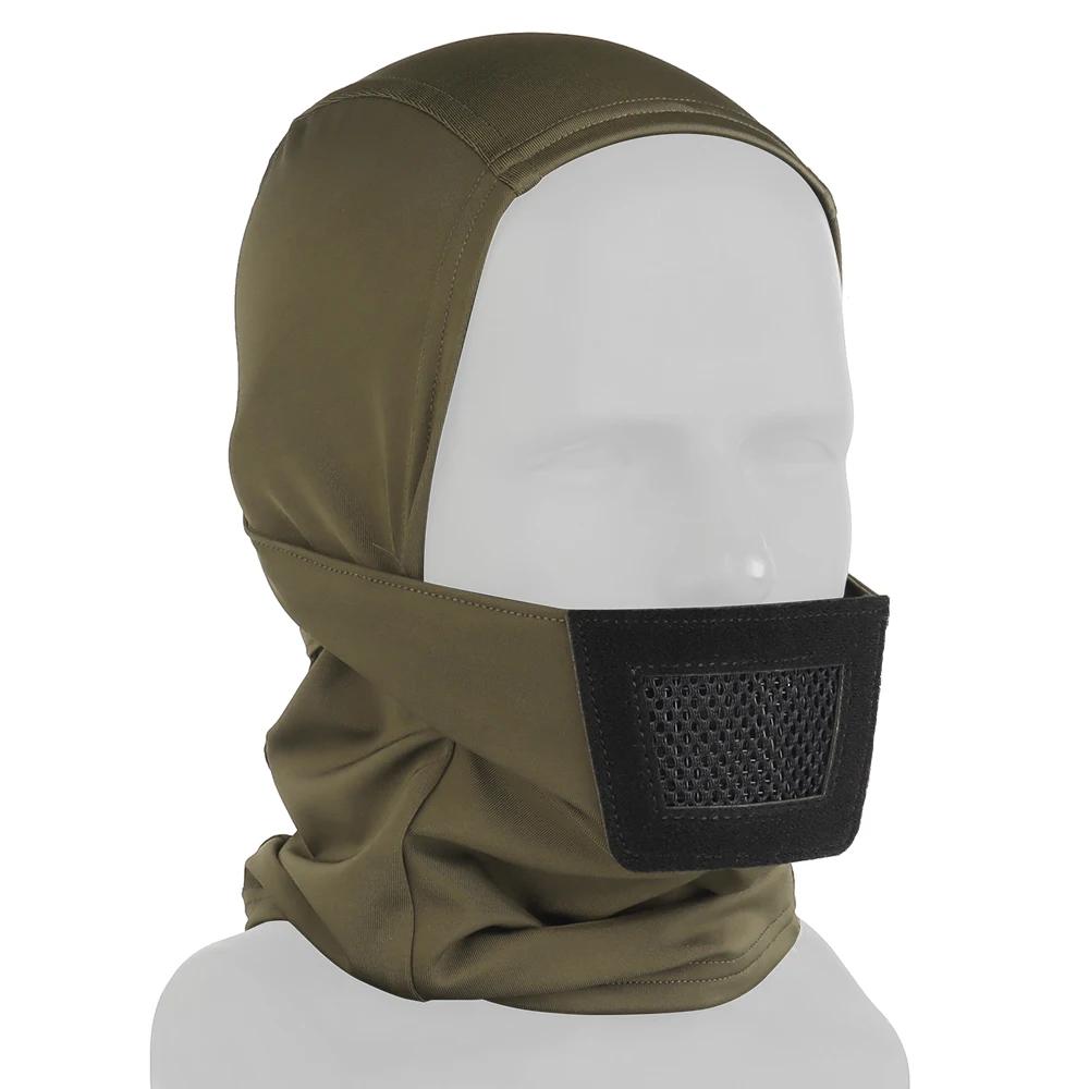 Tactical Airsoft Mask com Knight Hood, Máscara para Tiro, Caça, Equitação, Caça, Roupas, Acessórios - Image 1