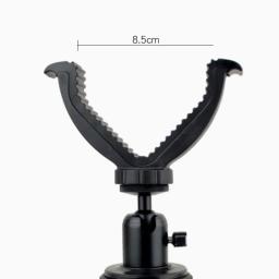 Durável alumínio tiro resto tripé, altura ajustável Rifle, V Yoke Stand, construção portátil para o alvo, rotação de 360 graus - Image 5