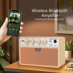 IRIN-Amplificador portátil de guitarra elétrica, áudio 10W, alto-falante sem fio Bluetooth, mini amplificador profissional, acessórios de guitarra - Image 1