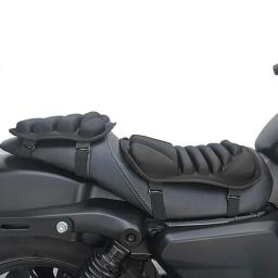 2 pçs almofada de assento da motocicleta 3d confortável assento respirável universal absorção de choque capa de assento para montanha terreno - Image 3