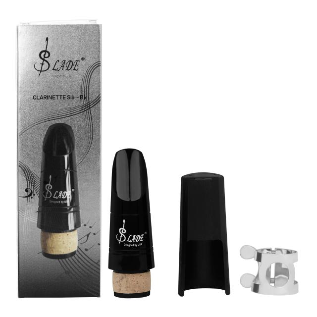 Clarinetes Profissionais SLADE 17 Teclas BB para Concertos com Kit Completo de Limpeza e Acessórios