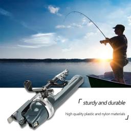 Vara de pesca dobrável portátil do mar da carpa, telescópico, dobramento, ultra duro, atração Polo, combinação do carretel, 1 corpo com linha equipamento, 134cm - Image 6