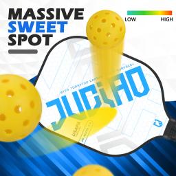 Pickleball Paddles Set para homens e mulheres, Raquete Equipamentos Esportivos, USAPA, Compatível, 4 Bolas - Image 4