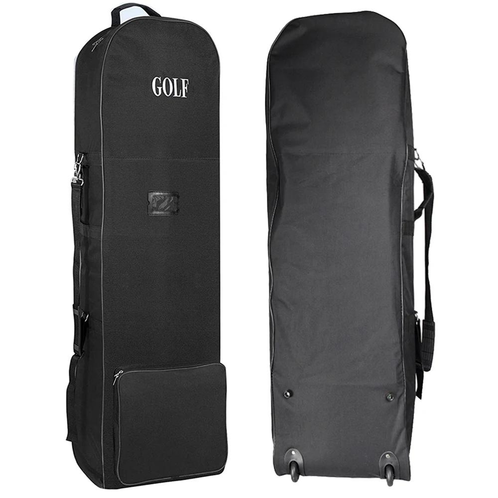 Bolsa de viagem de golfe macia de grande capacidade, prática bolsa de polia dobrável 600D, bolsa de armazenamento para tacos de golfe - Image 1