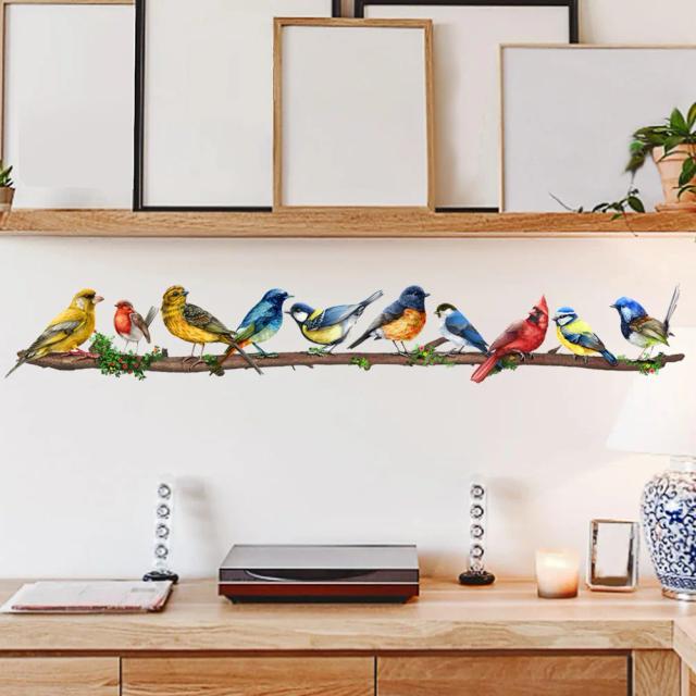 Adesivos de Parede Estilosos para Sala de Estar e Quarto - Decoração Removível para um Ambiente Aconchegante