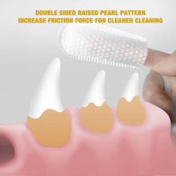 Toalhetes macios para animais de estimação, escova de dentes do cão, suprimentos de limpeza, cuidados seguros e eficazes, acessórios para animais, 50PCs - Image 1