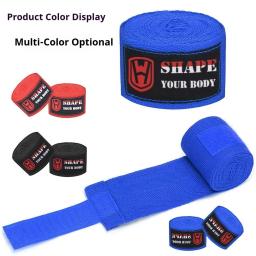 Envoltórios de boxe de algodão masculino, bandagem sanda, taekwondo, muay thai, equipamento para pulso, MMA, 1 par - Image 2
