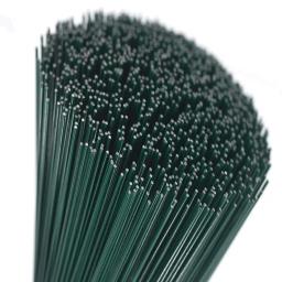 Fio-tronco floral para arranjos floristas, artesanato de bricolage, fitas verde escuro, fio floral, 2 rolos, 100 pcs - Image 6
