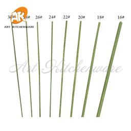 Artificial Floral Ferro Fio para DIY Stacking, Flower Stem, Making Model, Decoração do Bolo de Casamento, Acessório Stub, verde e branco, L36 centímetros - Image 2
