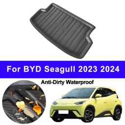 Forro de carga traseiro do carro, esteira do tronco, tapete para gaivota BYD, anti-sujo, anti-água, almofada de almofada, esteira, bandeja, 2023, 2024 - Image 1