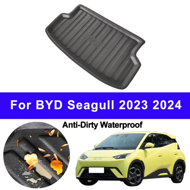 Forro de Carga Traseiro para Carros BYD 2023-2024: Tapete Anti-Sujo e Impermeável para o Tronco