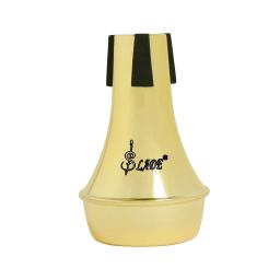 Slade mini abs trompete semi-fechado mudo amortecedor silenciador trompete peças de prática acessórios de instrumento de vento de bronze - Image 2