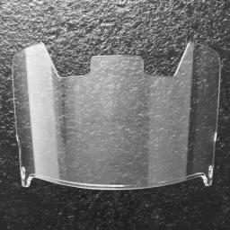 Viseira clara do capacete do futebol do Anti-Fog, viseiras transparentes do protetor do olho do rugby com grampos, vendas Today - Image 2