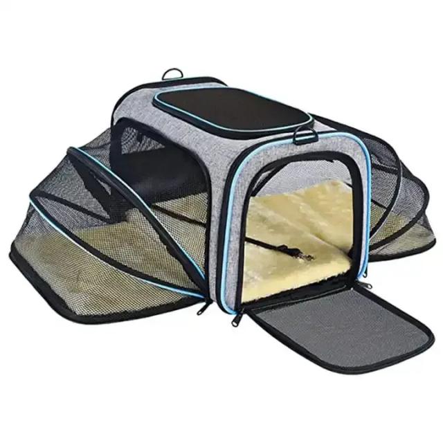Mochila Multifuncional para Transporte de Pets - Bolsa Dobrável Eco-Friendly para Cães e Gatos no Atacado