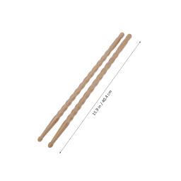 2 pçs tambor de bambu varas baquetas baquetas premium criativo percussão peças musicais - Image 2