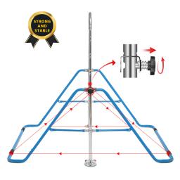 Barra Horizontal de Ginástica para Crianças, Dobrável, Altura Ajustável, Equipamento de Treinamento em Casa, Equipamento de Ginástica para Casa, Pull Up Bar - Image 4