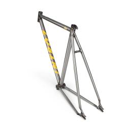 INTRO7-Fixed Gear Bike Frame, 700C Fixie bicicleta, ciclismo Framesets, 52 55cm, CR-MO - Image 3